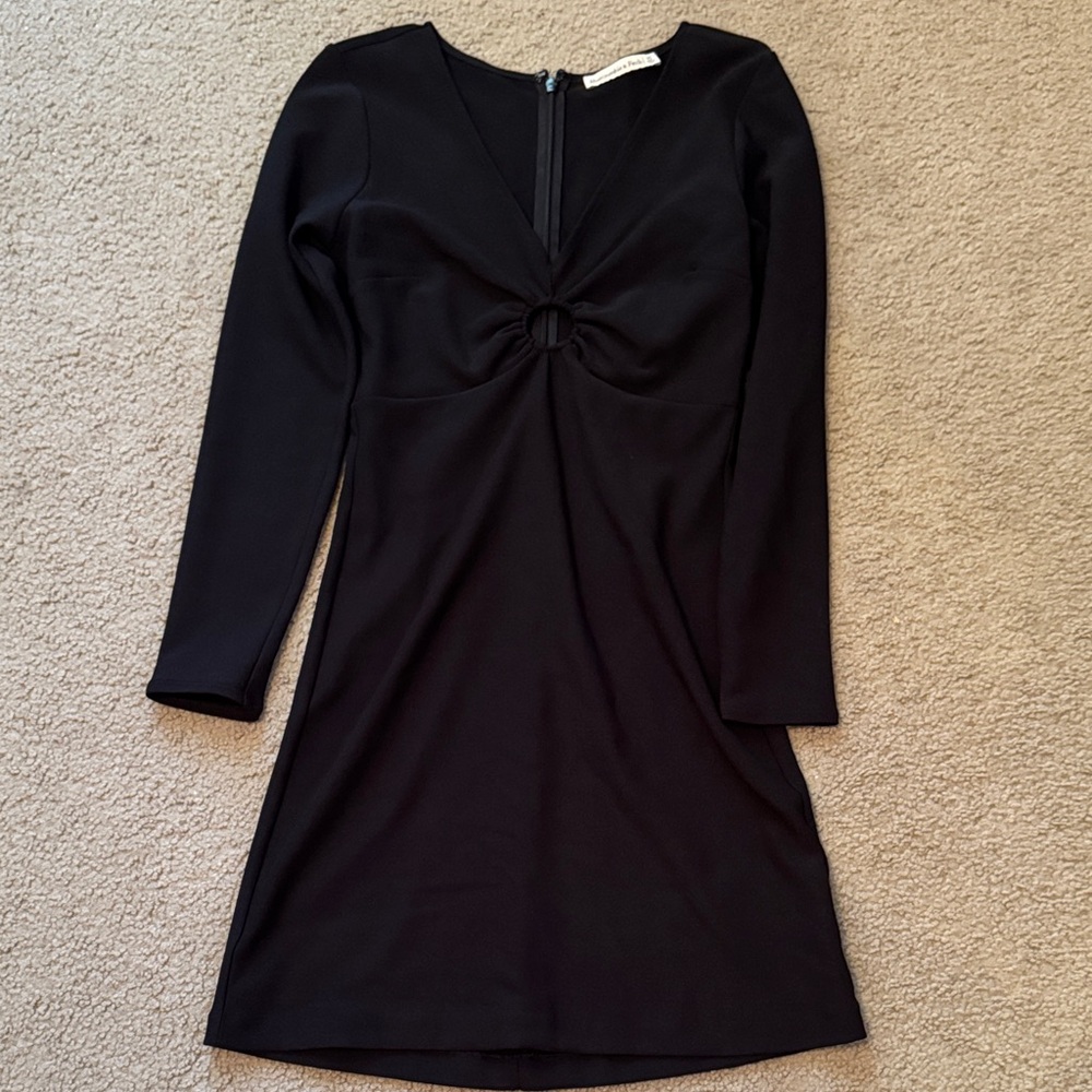Abercrombie & Fitch Black Long Sleeve Dress